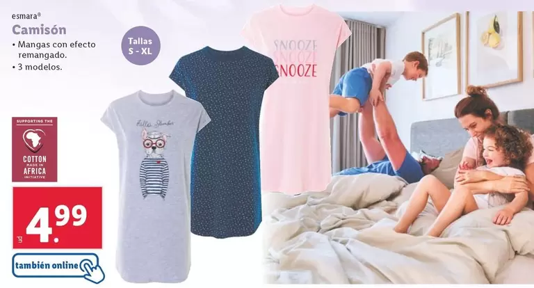 Oferta de Esmara - Camison por 4,99€ en Lidl
