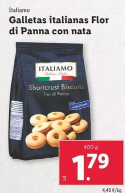 Oferta de Italiamo - Galletas Italianas Di Panna Con Nata por 1,79€ en Lidl