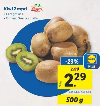 Oferta de Zespri - Kiwi  por 2,29€ en Lidl