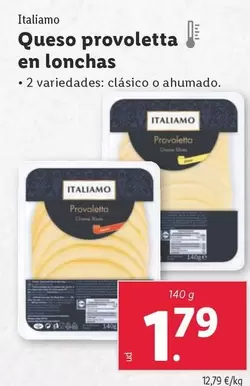 Oferta de Italiamo - Queso Provoletta En Lonchas por 1,79€ en Lidl