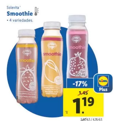 Oferta de Solevita - Smoothie por 1,19€ en Lidl