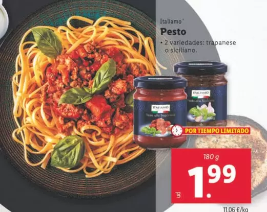 Oferta de Italiamo - Pesto por 1,99€ en Lidl