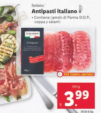 Oferta de Italiamo - Antipasti Italiano por 3,99€ en Lidl