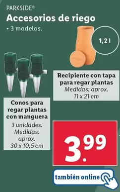 Oferta de Parkside - Accesorios De Riego por 3,99€ en Lidl