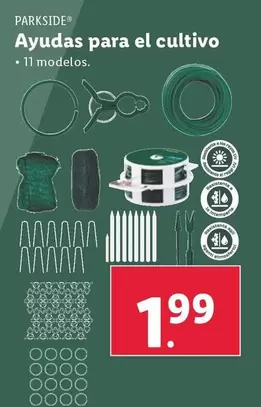 Oferta de Parkside - Ayudas Para El Cultivo por 1,99€ en Lidl
