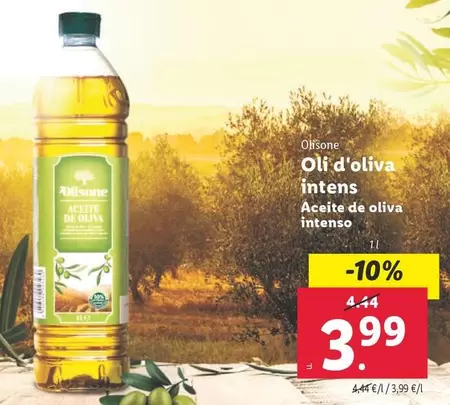 Oferta de Oli Sone - Aceite De Oliva Intenso por 3,99€ en Lidl