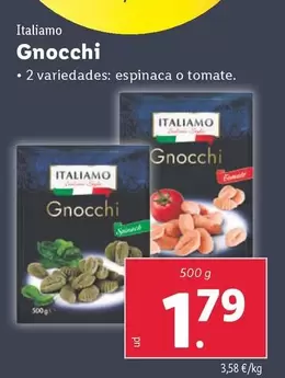 Oferta de Italiamo - Gnocchi por 1,79€ en Lidl