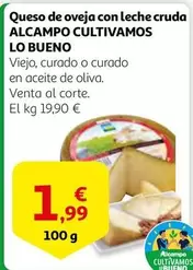 Oferta de Alcampo - Queso De Oveja Con Leche Cruda por 1,99€ en Alcampo
