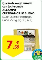 Oferta de Alcampo - Queso De Oveja Curado Con Leche Cruda por 7,59€ en Alcampo
