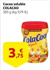 Oferta de Cola Cao - Cacao Soluble por 3,75€ en Alcampo