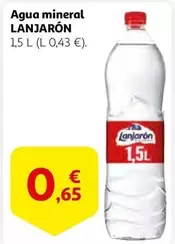 Oferta de Lanjarón - Agua Mineral por 0,65€ en Alcampo