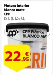 Oferta de Blanco - Pintura Interior  Mate por 22,95€ en Alcampo