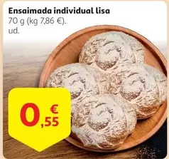 Oferta de Ensaimada Individual Lisa por 0,55€ en Alcampo