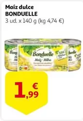 Oferta de Bonduelle - Maiz Dulce por 1,99€ en Alcampo