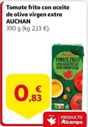 Oferta de Auchan - Tomate Frito Con Aceite De Oliva Virgen Extra por 0,83€ en Alcampo