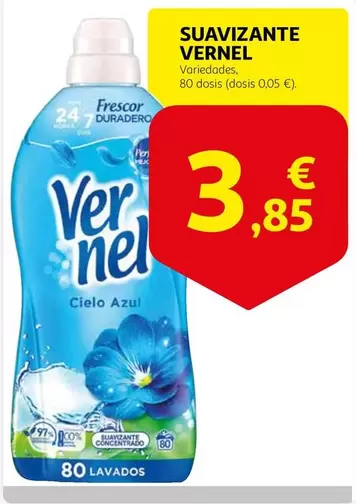 Oferta de Vernel - Suavizante por 3,85€ en Alcampo