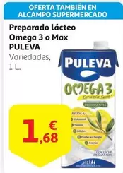 Oferta de Puleva - Preparado Lacteo Omega 3 O Max por 1,68€ en Alcampo