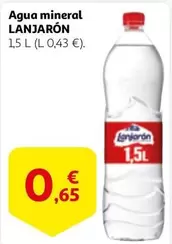 Oferta de Lanjarón - Agua Mineral por 0,65€ en Alcampo