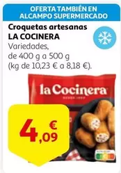 Oferta de La Cocinera - Croquetas Artesanas por 4,09€ en Alcampo