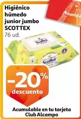 Oferta de Scottex - Higienico Humedo Junior Jumbo en Alcampo