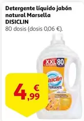 Oferta de Disiclin - Detergente Líquido Jabón Natural Marsella por 4,99€ en Alcampo