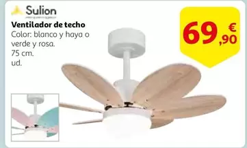 Oferta de Sulion - Ventilador De Techo por 69,9€ en Alcampo