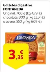Oferta de Fontaneda - Galletas Digestive por 3,35€ en Alcampo