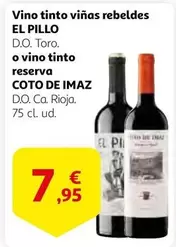 Oferta de Toro - Vino Tinto Vinas Rebeldes por 7,95€ en Alcampo