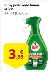 Oferta de Fairy - Spray Prelavado Limon por 3,99€ en Alcampo