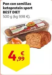 Oferta de Diet - Pan Con Semillas Ketoprotein Sport por 4,99€ en Alcampo