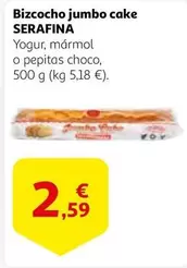 Oferta de Serafina - Bizcocho Jumbo Cake por 2,59€ en Alcampo