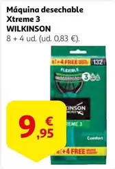 Oferta de Wilkinson - Maquina Desechable Xtreme 3 por 9,95€ en Alcampo