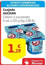 Oferta de Auchan - Cuajada por 1,19€ en Alcampo