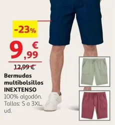 Oferta de Inextenso - Bermudas Multibolsillos por 9,99€ en Alcampo