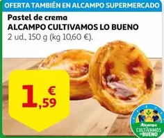 Oferta de Pastel De Crema por 1,59€ en Alcampo