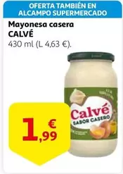 Oferta de Calvé - Mayonesa Casera por 1,99€ en Alcampo