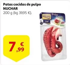 Oferta de Nuchar - Patas Cocidas De Pulpo por 7,99€ en Alcampo