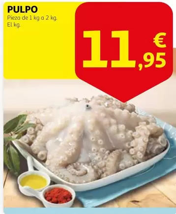 Oferta de Pulpo por 11,95€ en Alcampo