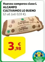 Oferta de Camperos - Huevos  clase L por 3,98€ en Alcampo