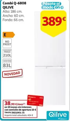 Oferta de Combi Q-6808 por 389€ en Alcampo