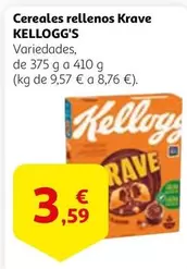 Oferta de Kellogg's - Cereales Rellenos Krave por 3,59€ en Alcampo