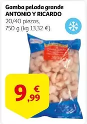 Oferta de Antonio y Ricardo - Gamba Pelada Grande por 9,99€ en Alcampo
