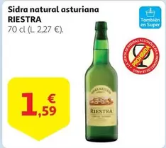 Oferta de Asturiana - Sidra Natural por 1,59€ en Alcampo