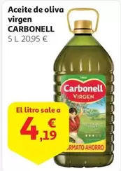 Oferta de Carbonell - Aceite De Oliva Virgen por 4,19€ en Alcampo