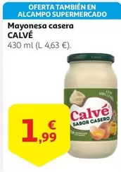 Oferta de Calvé - Mayonesa Casera por 1,99€ en Alcampo