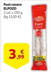 Oferta de Elpozo - Fuet Casero por 3,99€ en Alcampo