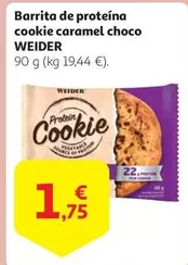 Oferta de Weider - Barrita De Proteína Cookie Caramel Choco por 1,75€ en Alcampo