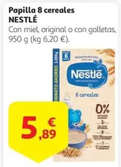 Oferta de Nestlé - Papilla 8 Cereales por 5,89€ en Alcampo