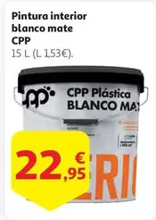 Oferta de Blanco - Pintura Interior  Mate por 22,95€ en Alcampo