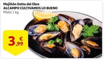 Oferta de Delta - Mejillon  Del Ebro por 3,99€ en Alcampo